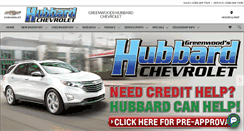 Desktop Screenshot of hubbardchevy.com