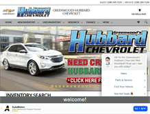 Tablet Screenshot of hubbardchevy.com
